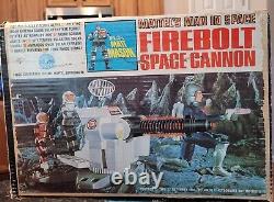 Vintage Mattel 1967 Major Matt Mason Firebolt Space Cannon #6340 with Box READ