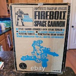 Vintage Mattel 1967 Major Matt Mason Firebolt Space Cannon #6340 with Box READ