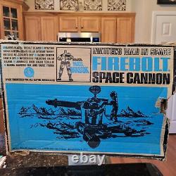 Vintage Mattel 1967 Major Matt Mason Firebolt Space Cannon #6340 with Box READ