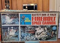 Vintage Mattel 1967 Major Matt Mason Firebolt Space Cannon #6340 with Box READ