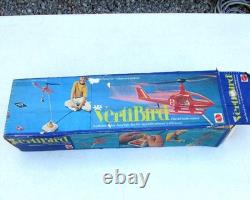 Vintage Mattel 1971? Vertibird Astronaut Rescue Helicopter? W Original Box