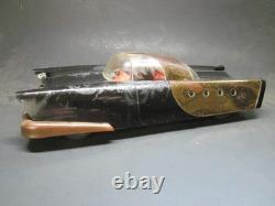 Vintage Mattel Dream Car Friction Powered Space Age Toy Car Black Gold Works