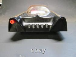 Vintage Mattel Dream Car Friction Powered Space Age Toy Car Black Gold Works