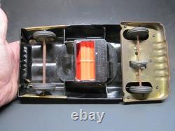 Vintage Mattel Dream Car Friction Powered Space Age Toy Car Black Gold Works