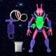 Vintage Mattel Matt Mason Scorpio Colorforms Aliens Outer Space Men COMPLETE