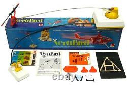 Vintage Mattel VertiBird Astronaut Space Capsule Helicopter withUnused Decals Work