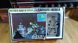 Vintage Mattel's Man In Space Satellite Locker, 1967, major mason, space suit. 
