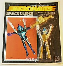 Vintage Mego Micronauts Gold Space Glider / Sealed & Complete on unpunched Card