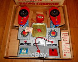Vintage Merit Dan Dare Space Control Radio Station 1950s Boxed Rare Toy Set A031