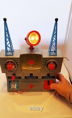 Vintage Merit Dan Dare Space Control Radio Station 1960's Boxed & Working