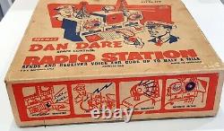 Vintage Merit Dan Dare Space Control Radio Station 1960's Boxed & Working