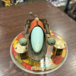 Vintage Metal Tin Toy SPUTNIK SPACE ROCKET TOY MADE IN ARGENTINA