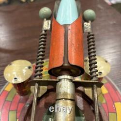 Vintage Metal Tin Toy SPUTNIK SPACE ROCKET TOY MADE IN ARGENTINA