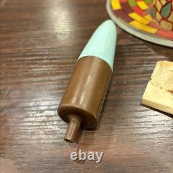 Vintage Metal Tin Toy SPUTNIK SPACE ROCKET TOY MADE IN ARGENTINA