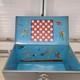 Vintage Mid-Century Spacemaster Tin Toy Chest, SF Space Interior, 1950s-60s