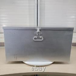 Vintage Mid-Century Spacemaster Tin Toy Chest, SF Space Interior, 1950s-60s