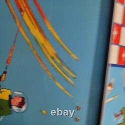 Vintage Mid-Century Spacemaster Tin Toy Chest, SF Space Interior, 1950s-60s