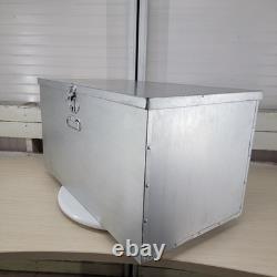 Vintage Mid-Century Spacemaster Tin Toy Chest, SF Space Interior, 1950s-60s