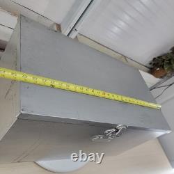 Vintage Mid-Century Spacemaster Tin Toy Chest, SF Space Interior, 1950s-60s