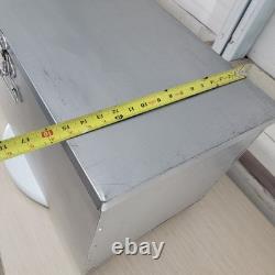 Vintage Mid-Century Spacemaster Tin Toy Chest, SF Space Interior, 1950s-60s