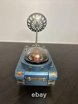 Vintage Modern Tin Toy M-18 Space Tank, Test Ed And Works