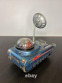 Vintage Modern Tin Toy M-18 Space Tank, Test Ed And Works