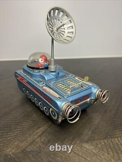 Vintage Modern Tin Toy M-18 Space Tank, Test Ed And Works