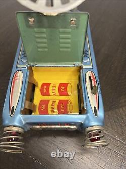 Vintage Modern Tin Toy M-18 Space Tank, Test Ed And Works