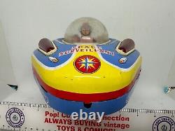 Vintage Modern Toy Space Surveillant X-07 Tin Toy Battery Operated Space Toy