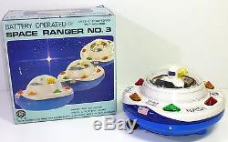 Vintage Modern Toys # 1960's NASA SPACE RANGER no3 flying saucer with Box