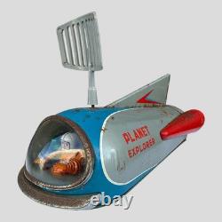 Vintage Modern Toys Japan Tin Planet Explorer Space Toy Astronaut AS-IS