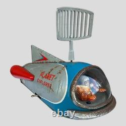 Vintage Modern Toys Japan Tin Planet Explorer Space Toy Astronaut AS-IS