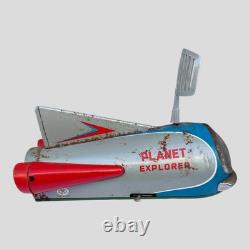 Vintage Modern Toys Japan Tin Planet Explorer Space Toy Astronaut AS-IS