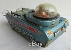 Vintage Modern Toys M-18 Space Tank, Motor Works, For Restore Repair Or Parts