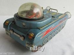 Vintage Modern Toys M-18 Space Tank, Motor Works, For Restore Repair Or Parts