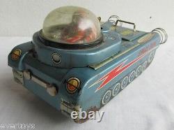 Vintage Modern Toys M-18 Space Tank, Motor Works, For Restore Repair Or Parts