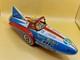 Vintage Modern Toys MT Space Rocket No 9 Tin Toy Japan 32cm 12.6 Astronaut