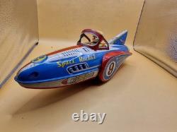 Vintage Modern Toys MT Space Rocket No 9 Tin Toy Japan 32cm 12.6 Astronaut