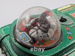 Vintage Modern Toys Masudaya Tin Toy Space Tank JAPAN As-is For Parts