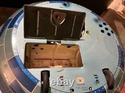 Vintage Modern Toys Tin Battery Operated X-7 Space Explorer Ship 1960s Japan
