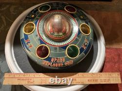 Vintage Modern Toys Tin Battery Operated X-7 Space Explorer Ship 1960s Japan