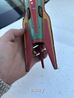 Vintage Modern Toys Tin Toy Space Ship X5 Toy Vtg Japan