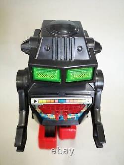 Vintage Mr. Galaxy Battery Operated Japan Space Robot Tin toy /Original Box/Works