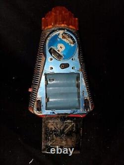 Vintage NASA SPACE CAPSULE 9.5 Tin Battery Operated / 1960s Horikawa Japan (KR)