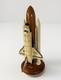 Vintage NASA Space Shuttle Challenger 1/200 Wood Model Toys & Models Corp