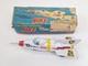 Vintage NIKE Tin Toy Rocket Masuya Japan Made Friction Powered with Box US Army
