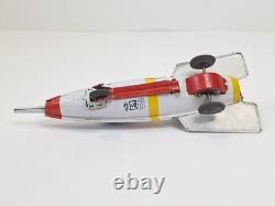 Vintage NIKE Tin Toy Rocket Masuya Japan Made Friction Powered with Box US Army