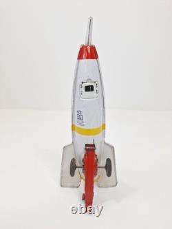 Vintage NIKE Tin Toy Rocket Masuya Japan Made Friction Powered with Box US Army