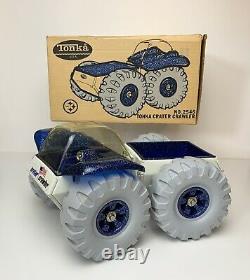 Vintage NO. 2546 TONKA CRATER CRAWLER W BOX & LOOKBOOK SPACE TOY NICE