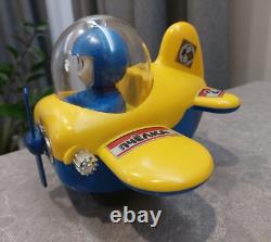 Vintage NOS Sovi Space Age Toy Space Plane Soviet Plastic Toy CCCP Friction Toy